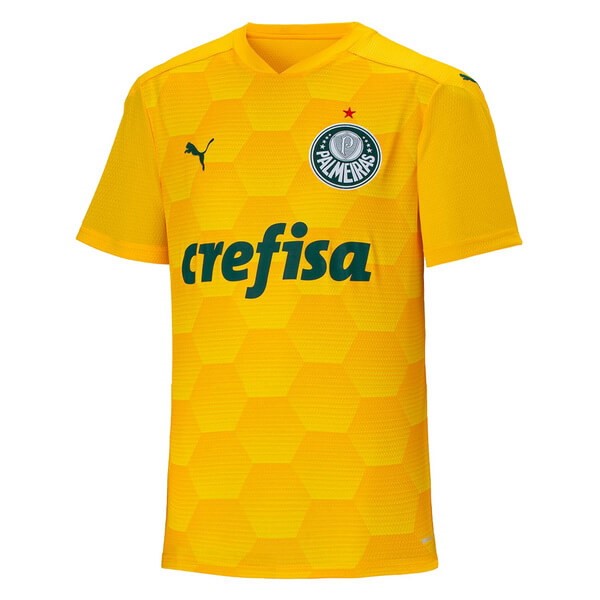 Tailandia Camiseta Palmeiras 1ª Portero 2020-2021 Amarillo